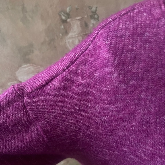 LUCKY BRAND V NECK SWEATER SMALL MEDIUM PURPLE - Picture 6 of 8